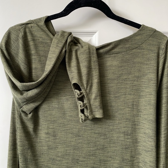 Anthropologie olive green tunic dress - Picture 3 of 3